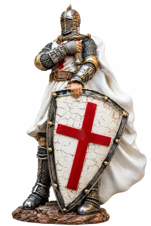 Guerrero Templario | poliresina | 34cm aprox
